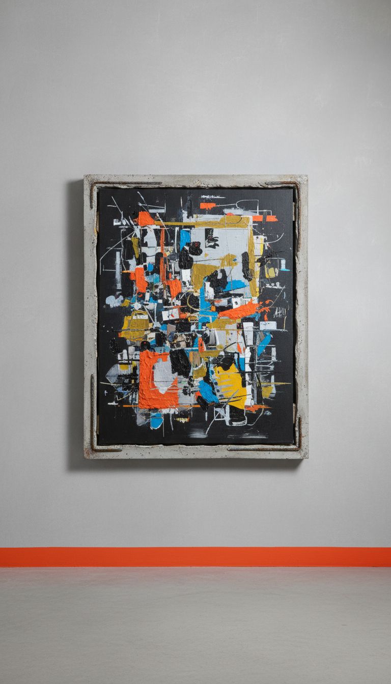 Original Mixed-Media Canvas with Textural Layers