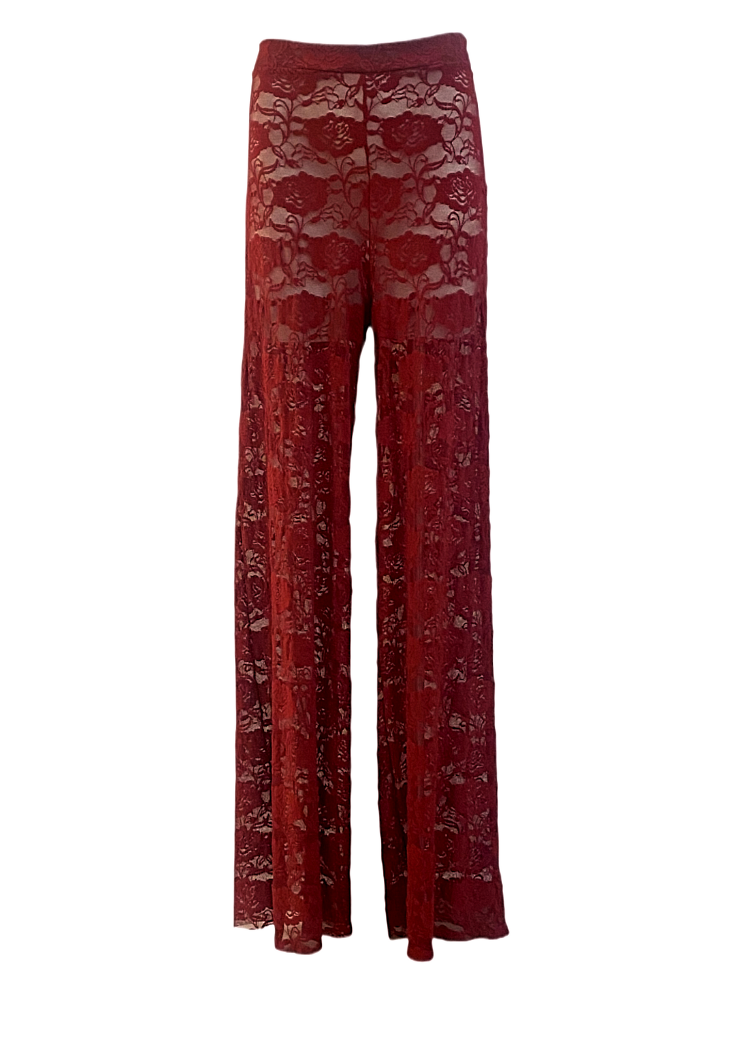 Red Lace Pant