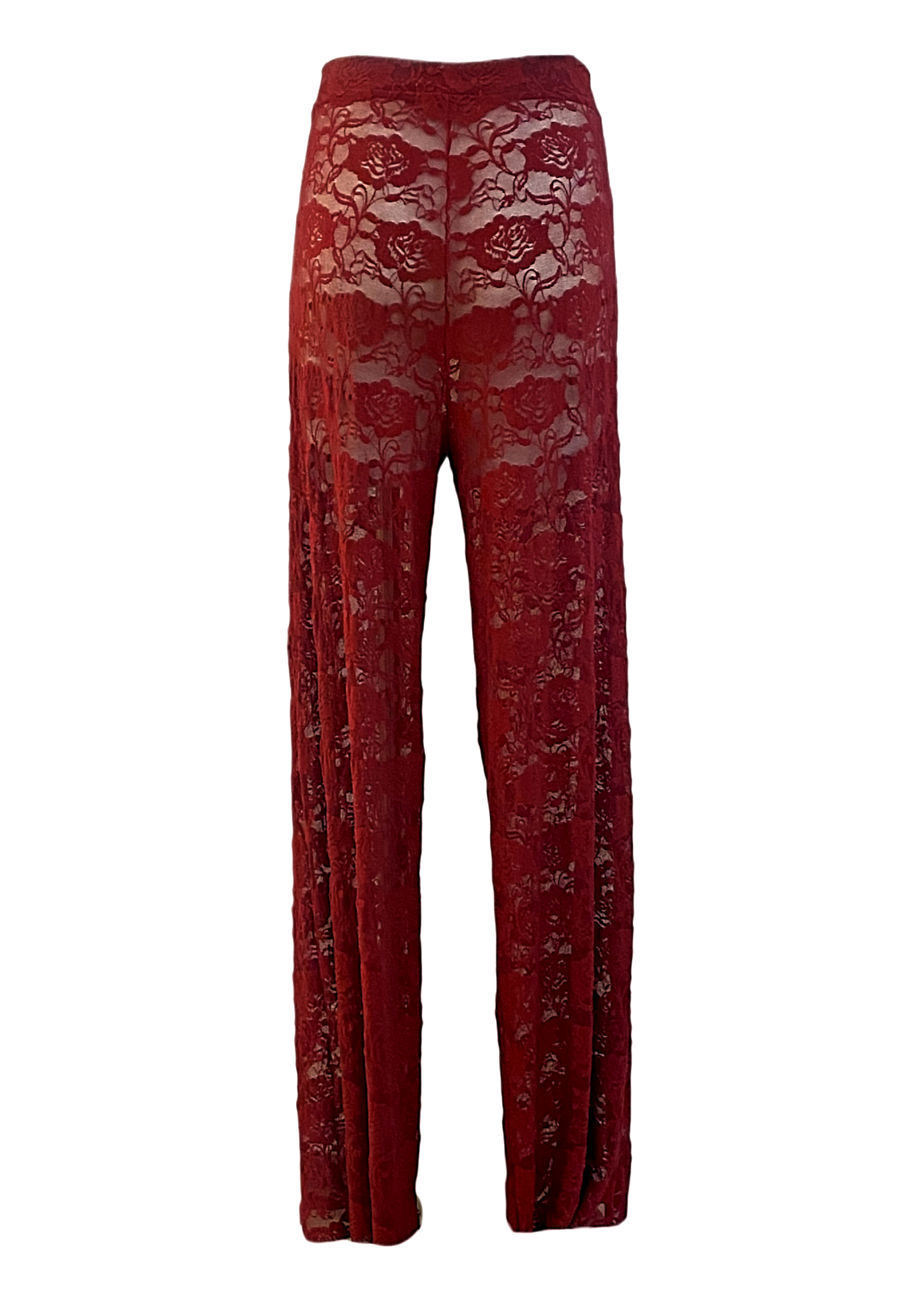 Red Lace Pant